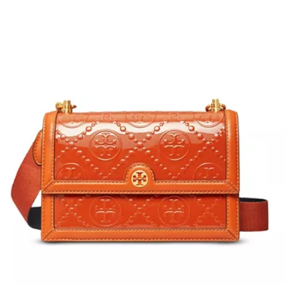 Tory Burch Small T Monogram Embossed Shoulder Bag